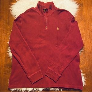 Polo Ralph Lauren men’s quarter zip L/S sz L